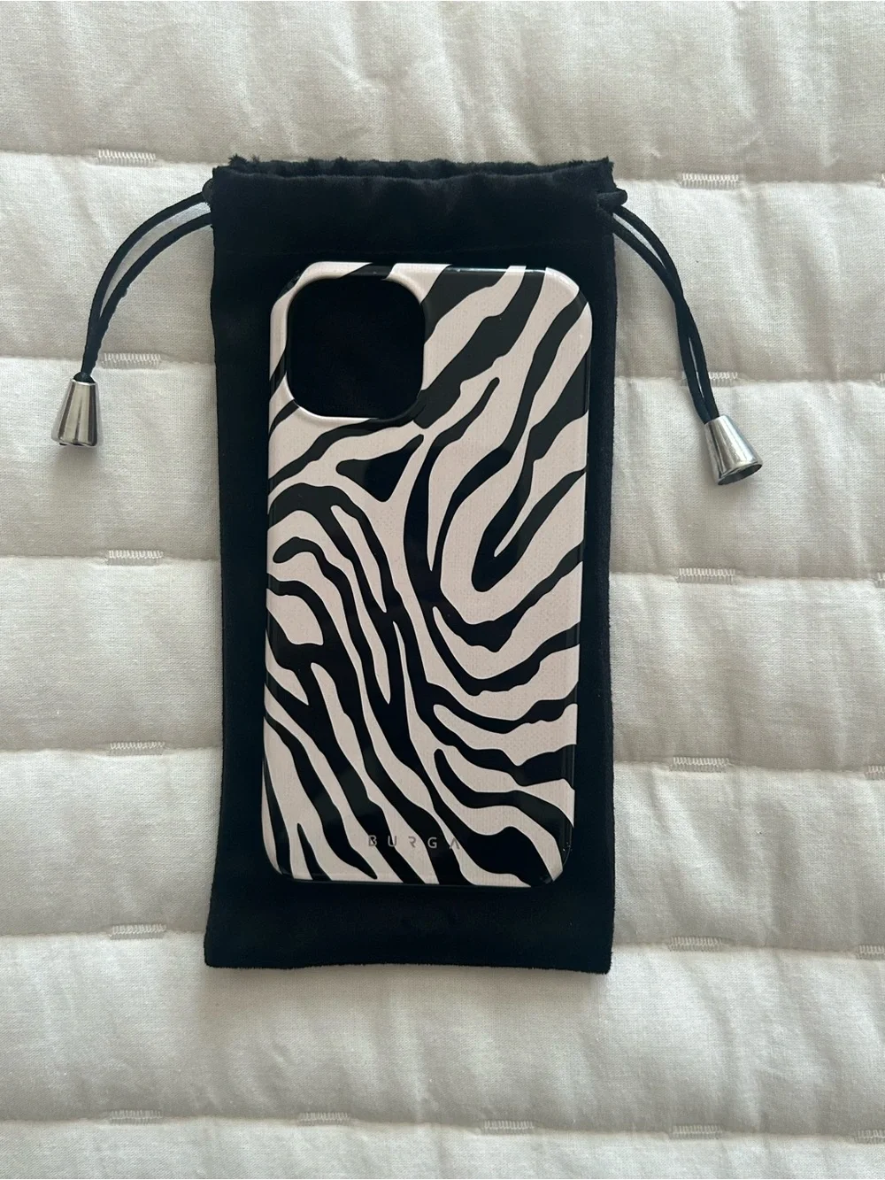 BURGA Zebra iPhone 13/14 Case - Stylish Protective Cover